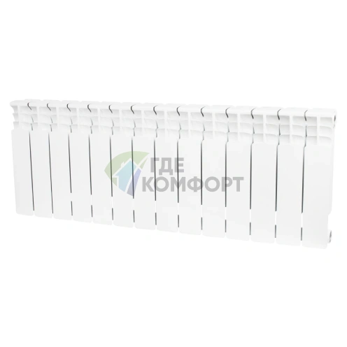 Радиатор биметаллический STOUT Space 350 14 секций - фото 1