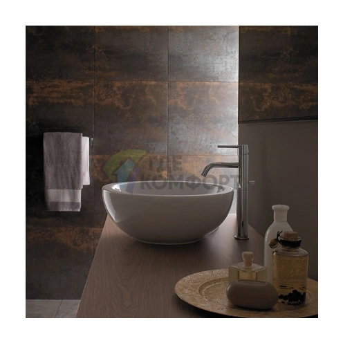 Накладная раковина GLOBO Forty3-Bowl 40x40 см без отверстия под смеситель, белая - фото 1