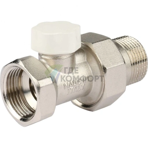 Stout запорно-балансировочный прямой клапан 3/4 дюйма, сталь - фото 3