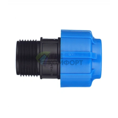 Муфта с наружной резьбой 25x1 ПНД Политэк - фото 3