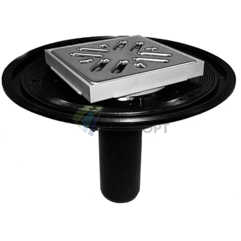 Трап HL92 с обжимным фланцем-пескловой и вертикальным выпуском DN40 - фото 1