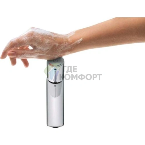 Комплект для ванной Hansgrohe: термостат Ecostat Universal для ванны с душем и смеситель Talis Select E для раковины - фото 6