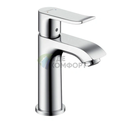 Смеситель для раковины Hansgrohe Metris однорычажный, хром (31186000) - фото 1