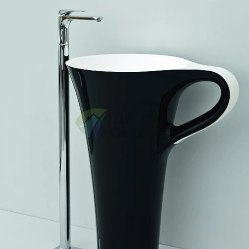 Раковина Artceram CUP 70x50 см, контрастный черно-белый (OSL004 01 50 ) - фото 1