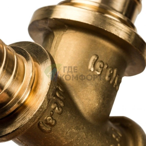 Stout Тройник переходной 20x25x20 для труб из сшитого полиэтилена аксиальный - фото 14