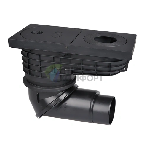 Трап HL600NG уличный для приёма воды из ливнестоков DN110/125 - фото 1