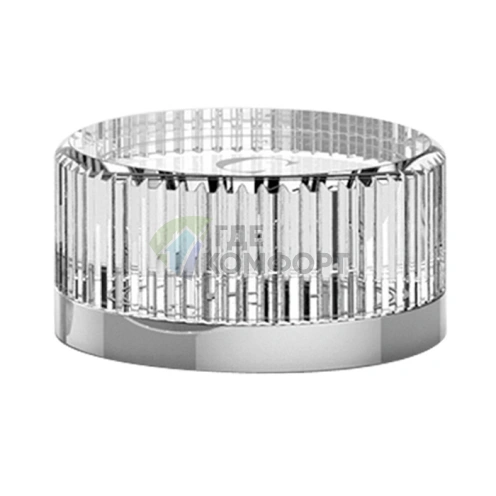 Ручка для смесителя Fantini Venezia: хром-черное стекло для холодной воды (29 02 N646C5) - фото 1