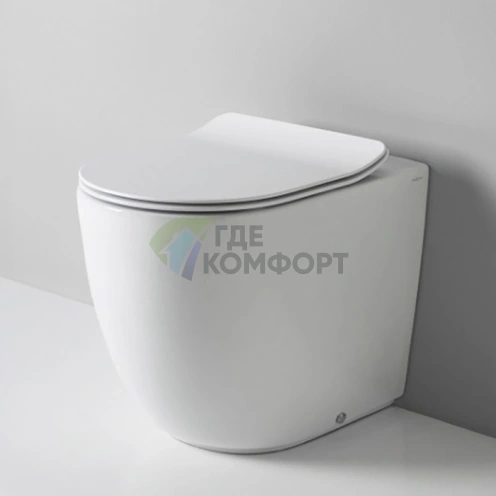 Унитаз напольный безободковый Artceram FILE 2.0 белый матовый (FLV005 05 30) - фото 1