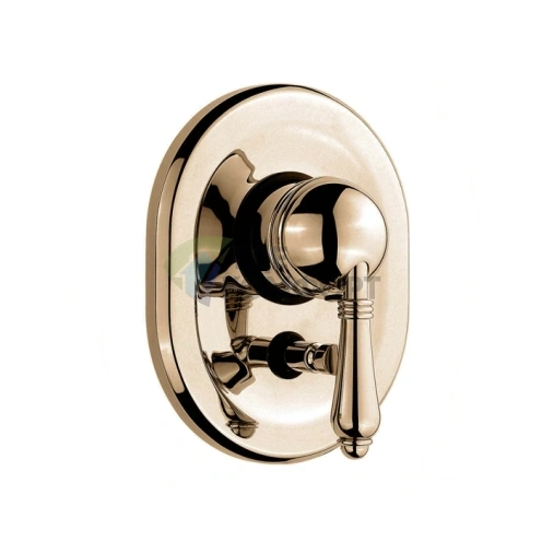 Встраиваемый смеситель для душа Nicolazzi El Capitan с переключением на 2 источника, бронза (3460BZ75) - фото 1