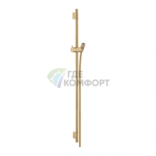 Душевая штанга HG UnicaS Puro 90 см в стиле лофт, цвет шлифованная бронза (28631140) - фото 1