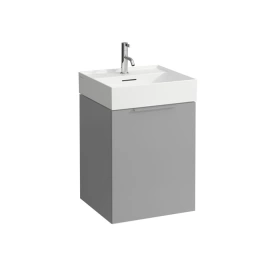 Laufen Kartell Тумба под раковину 810332, 490х455х615мм, с 1 выдвиж. ящиком с полкой, с сифоном, цвет: серый матовый (4.0750.5.033.634.1)