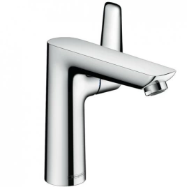 Hansgrohe Talis E Смеситель для раковины 150, на 1 отв, с донным клапаном, излив 141мм, цвет: хром (71754000)