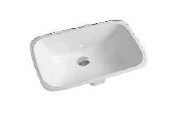 Раковина Artceram WASHBASINS NETTUNO встраиваемая 56Х38 см без отв под смеситель цвет белый