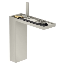 AX MyEdition Смеситель для раковины 230 без панели, цвет сталь (47022800)