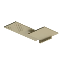 Fantini Venezia Двойной верхний душ, латунь, настенный, цвет: Matt British Gold PVD (86 P6 8035B)