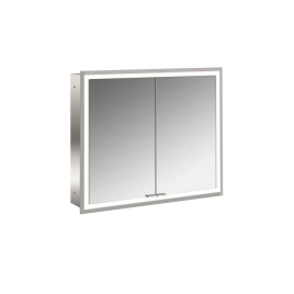 Emco Prime Зеркальный шкаф с подсветкой LED Facelift встраив. модель, 800 mm, 2-дверки, IP 20 задняя панель цвет белый (9497 063 72)