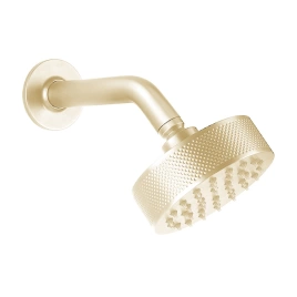 GESSI INCISO Душевая головка настенная, шарнирная на 1/2, 200мм, цвет: золото (58189#246)