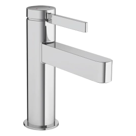 HANSGROHE FINORIS Смеситель для раковины на 1 отверстие, однорычажный, с донным клапаном, цвет хром (76010000)