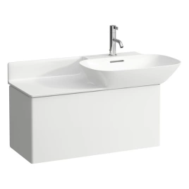 Laufen INO Тумба под раковину 8.1330.1/2, 770х350х355мм, с 1 выдвиж. ящиком, цвет: белый матовый (4.2540.1.030.170.1)
