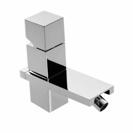 Bossini Cube Смеситель для биде на 1 отв, с заглушкой 1 1/4, цвет: хром (Z004401.030)