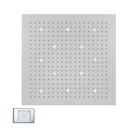 BOSSINI DREAM-XL CUBE Верхний душ 1000 x 1000 mm, с 12 LED (белый), блок питания/управления, цвет: хром (WI0383.030)