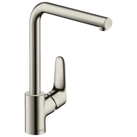 Hansgrohe Focus M41 Кухонный смеситель однорычажный, 280, Eco, 1jet, цвет под сталь (31827800)