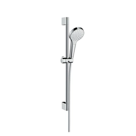 HG Croma Seleсt S Душевой набор: штанга 650mm, ручной душ 110, 1jet (Rain), шланг, цвет: белый/хром (26564400)