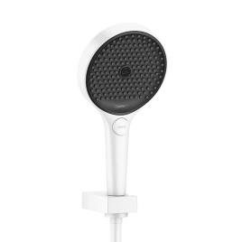 HG Rainfinity Душевой набор (ручной душ 130мм, 3jet, держатель, шланг 1600мм), цвет: белый матовый (26851700)