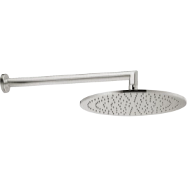 CISAL Shower Верхний душ D300 мм с настенным держателем L400 мм, цвет никель матовый (DS0136202F)