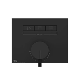 Gessi Hi-Fi Смеситель для душа, с включением до 3 источников одновременно (внешняя часть), цвет: Black Metal Brushed PVD (63081#707)