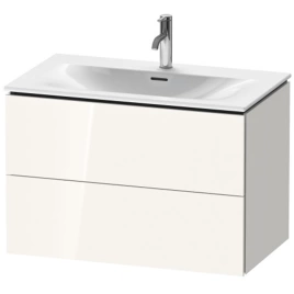 Duravit L-Cube Тумба подвесная под раковину 234483, 2 ящика, 550x820x481мм, цвет White High Gloss (LC630702222)