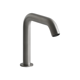GESSI 316 FLESSA Смеситель для раковины, электронный, с кран-фильтром для регулировки температ и напора воды, высота излива 150 мм, цвет Steel Brushed (54081#239)