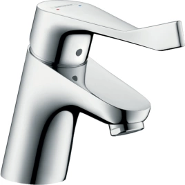 Hansgrohe Focus Care Смеситель для раковины с донным клапаном, на 1 отв, излив 101мм, h53мм, длинная ручка, цвет: хром (31910000)