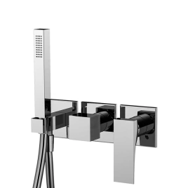 Fima Carlo Frattini, Bathroom Zeta, Смеситель для душа, однорычажный, встраиваемый,, без внутр. части, цвет-хром (F3989X8CR)