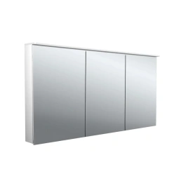 Emco Flat II Зеркальный шкаф с подсветкой Lichtsegel, навесная модель, с подсв. для раковины, 3 дверки, 1400mm (9797 064 06)