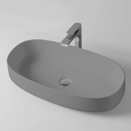 Artceram Cognac Раковина 68х35хh15см, накладная, без отв., без перелива, цвет: grigio oliva (COL005 15 00)