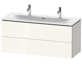 Duravit Viu Мебельная раковина с переливом 2 отв под смес. (2 намечен) нажимной выпуск с керам. покрытием 1030х490 мм цвет белый (2344120058)