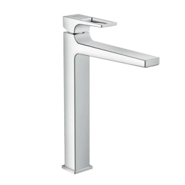 Hansgrohe Metropol Смеситель для раковины 260, на 1 отв, с донным клапаном Push-open, излив 204мм, h259мм, цвет: хром (74512000)