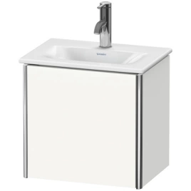 Duravit XSquare Тумба подвесная под раковину 073345, 1 дверца, петли слева, 397x430x308мм, цвет White High Gloss (XS4220L2222)