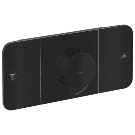 AX One Термостат для 2 потребителей, СМ, матовый черный (45712670)