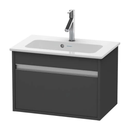 Duravit Ketho База под раковину 410x600x385, 1 выдв. ящик, цвет Графит матовый (KT642204949)
