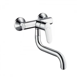 Hansgrohe Focus Смеситель для кухни, настенный, поворотный излив 261мм, 1jet, цвет: хром (31825000)