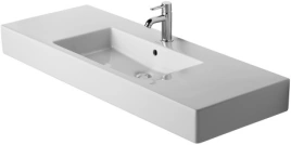 Раковина Duravit Vero для мебели без перелива с 3 отв под смеситель 1250x490мм Цвет Белый (329120044)