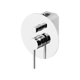 GATTONI CIRCLE TWO Смеситель встраиваемый с GBOX/SC055, на 2 выхода, цвет хром (9134/91C0.CH)