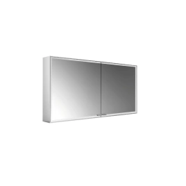 EMCO Prestige2 Зеркальный шкаф 1287 мм, настенный, LED-подсветка, 2 двери, 2 полки, розетка, с EMCO light system (9897 080 09)