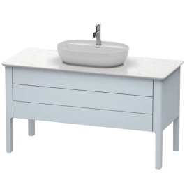 Duravit Luv База напольная, 743x1388x570,1 2 выдв.ящика, цвет светло-голубой шелковисто-матовый (LU956609797)