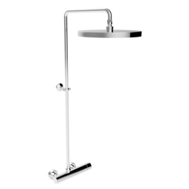 Stella Bamboo Душевой комплект 3283/301-300: смеситель, штанга+верхний душ 300мм, цвет: хром (BT 02415 CR00)