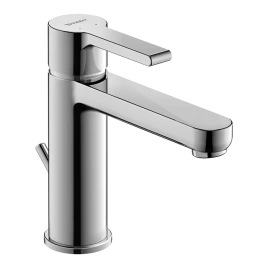 Duravit B.2 Смеситель для раковины с донным клапаном, на 1 отв, излив 139мм, h=165мм, цвет: хром (B21020001010)