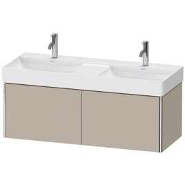 Duravit XSquare Тумба подвесная под раковину 235312, 2 выдвижных отделения, 397x1184x460мм, цвет Taupe SaM (XS406406060)