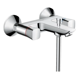 Hansgrohe Logis Cмеситель для ванны, настенный, излив 197мм, 2 ручки, цвет: хром (71243000)